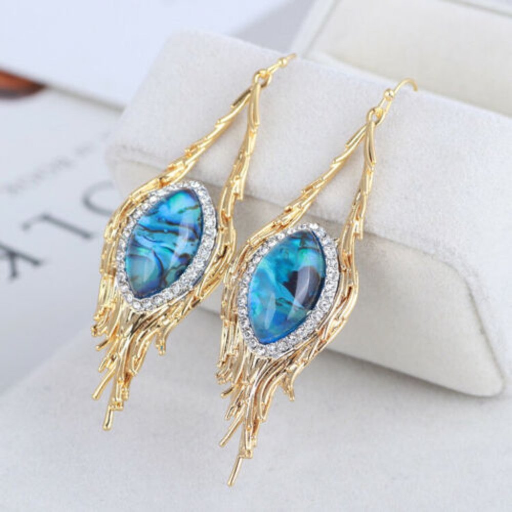Alexis Bittar Maldivian Nested Feather Earrings